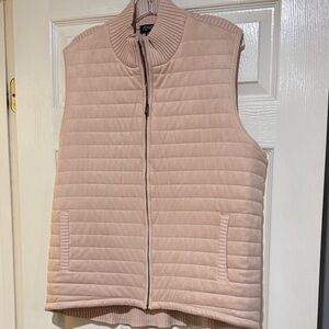 Jones New York Blush Quilted Vest